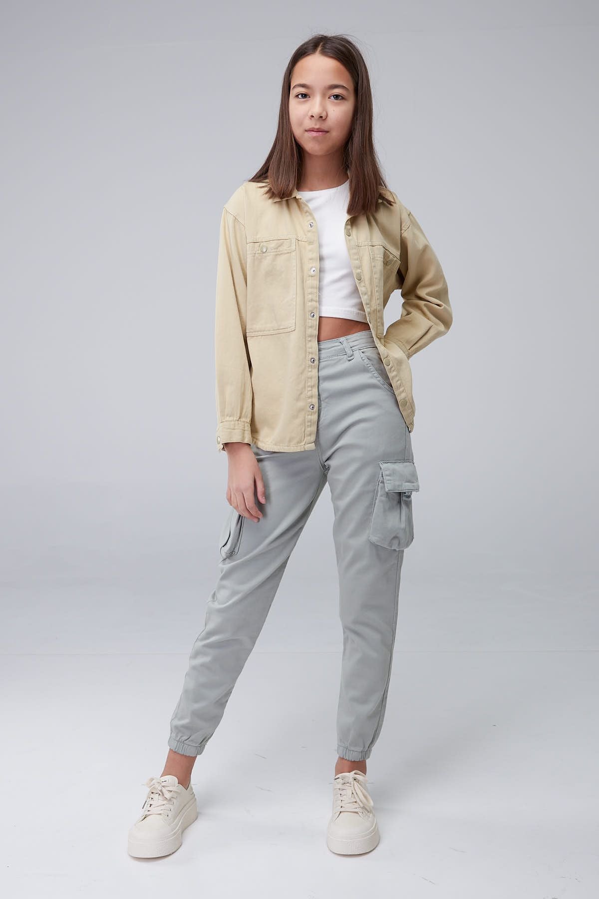 CARGO PANTS - GRAY