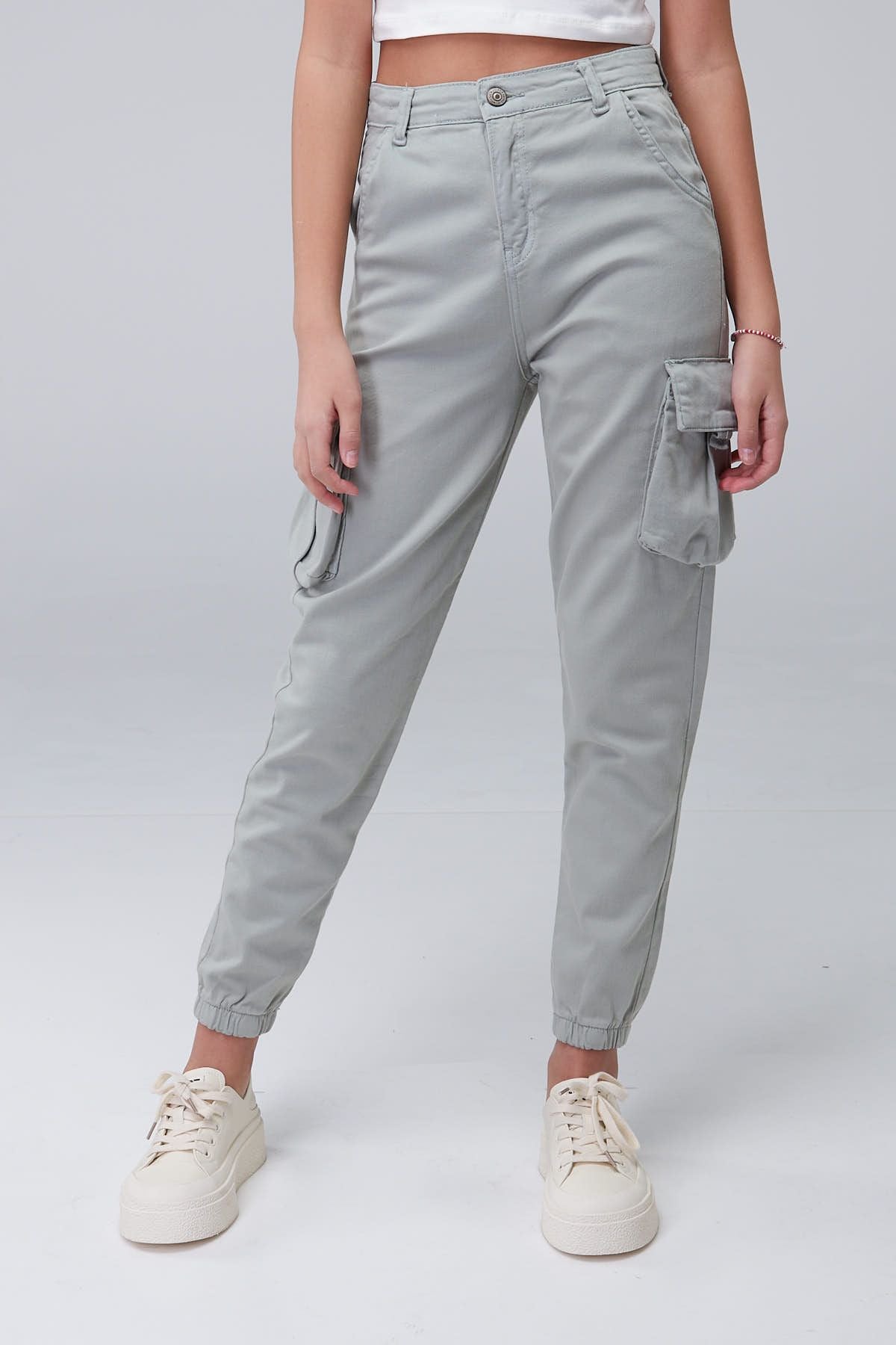 CARGO PANTS - GRAY